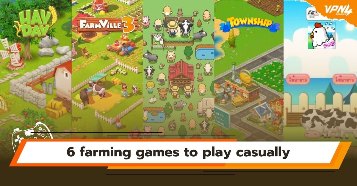 6 farming games to play casually as a teenage farmer