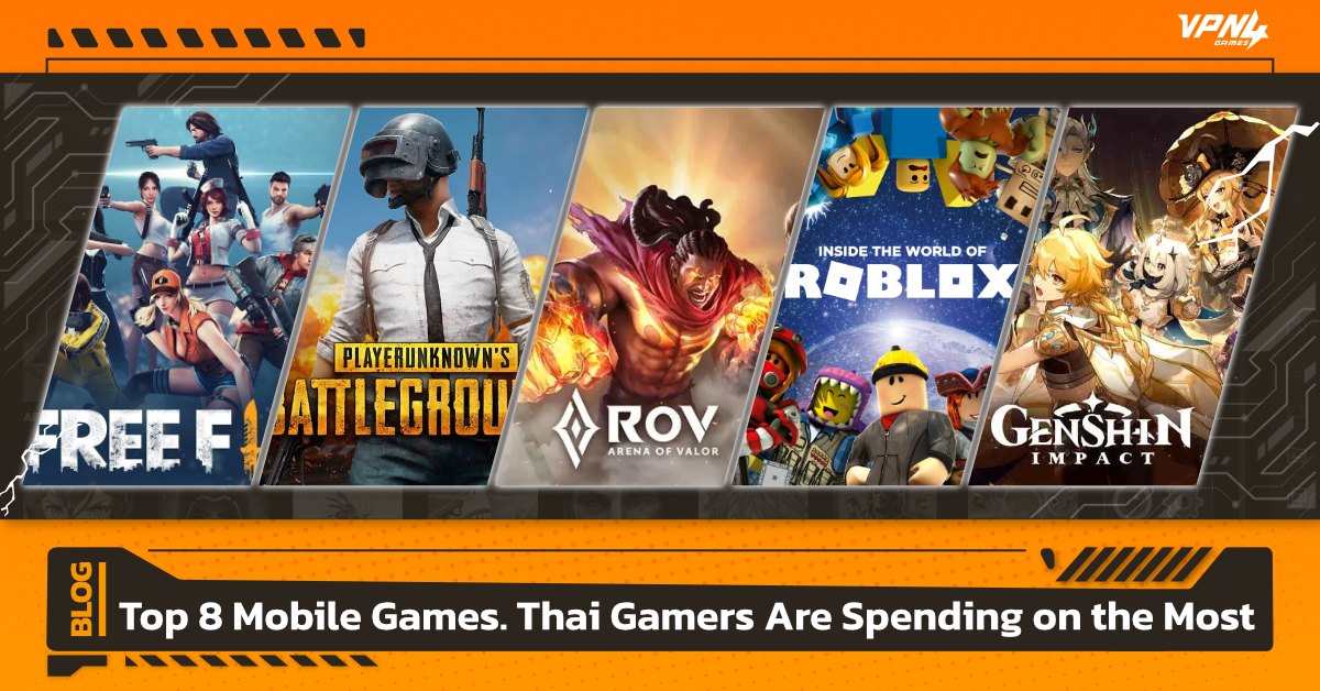 Top 8 Spending Mobile Games