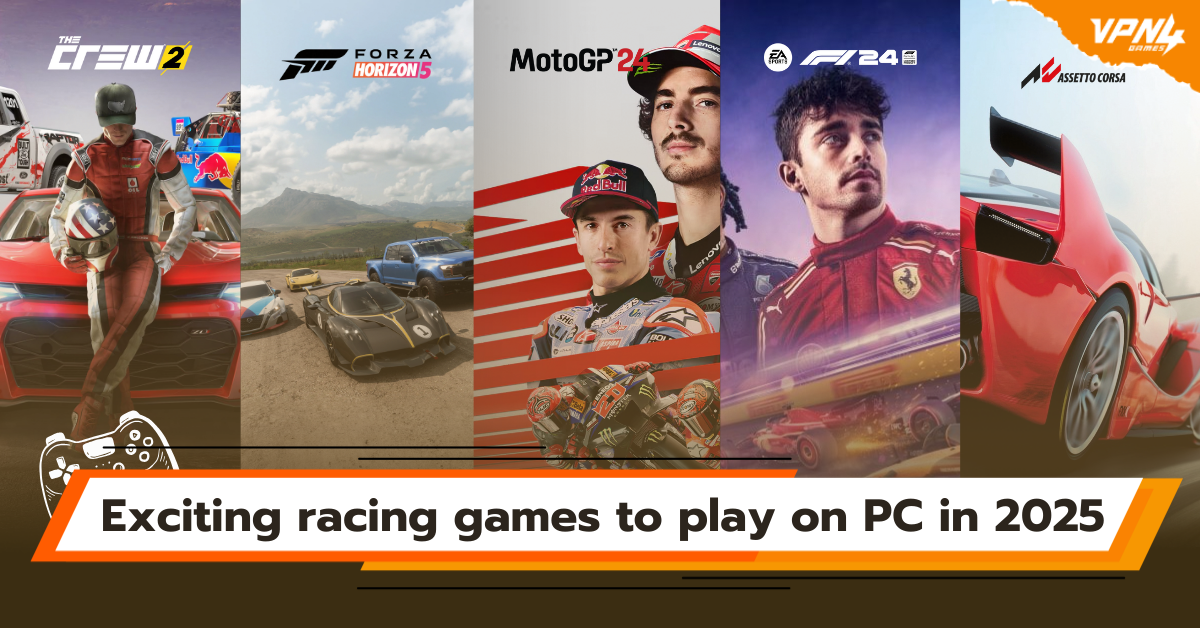 Exciting racing games to play on PC in 2025