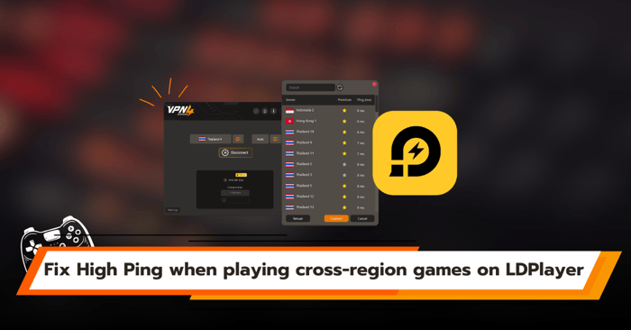 Fix high ping when playing cross-region games on LDPlayer
