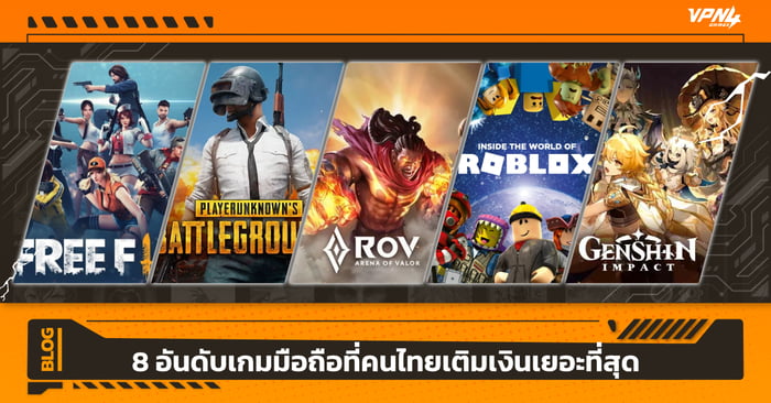 Top 8 Spending Mobile Games